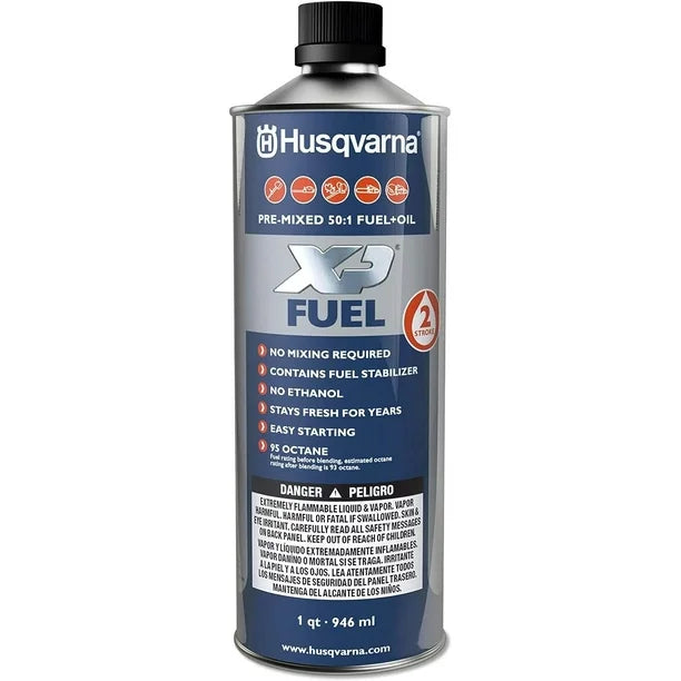 Husqvarna 584309701 XP Pre-Mixed 2-Stroke Fuel and Engine Oil Quart (6 Pack)
