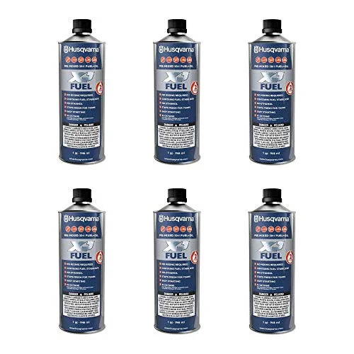 Husqvarna 584309701 XP Pre-Mixed 2-Stroke Fuel and Engine Oil Quart (6 Pack)